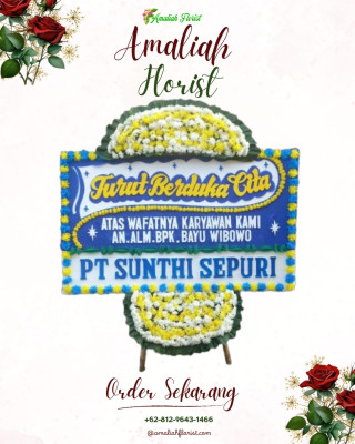 Papan Bunga Duka di Uwapa